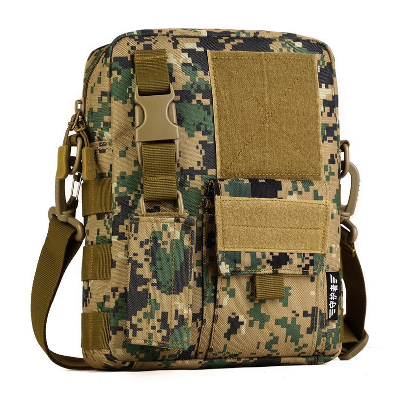 Outdoor Small Canvas Messenger Bag Tactical Classic Vintage Shoulder Casual Pack