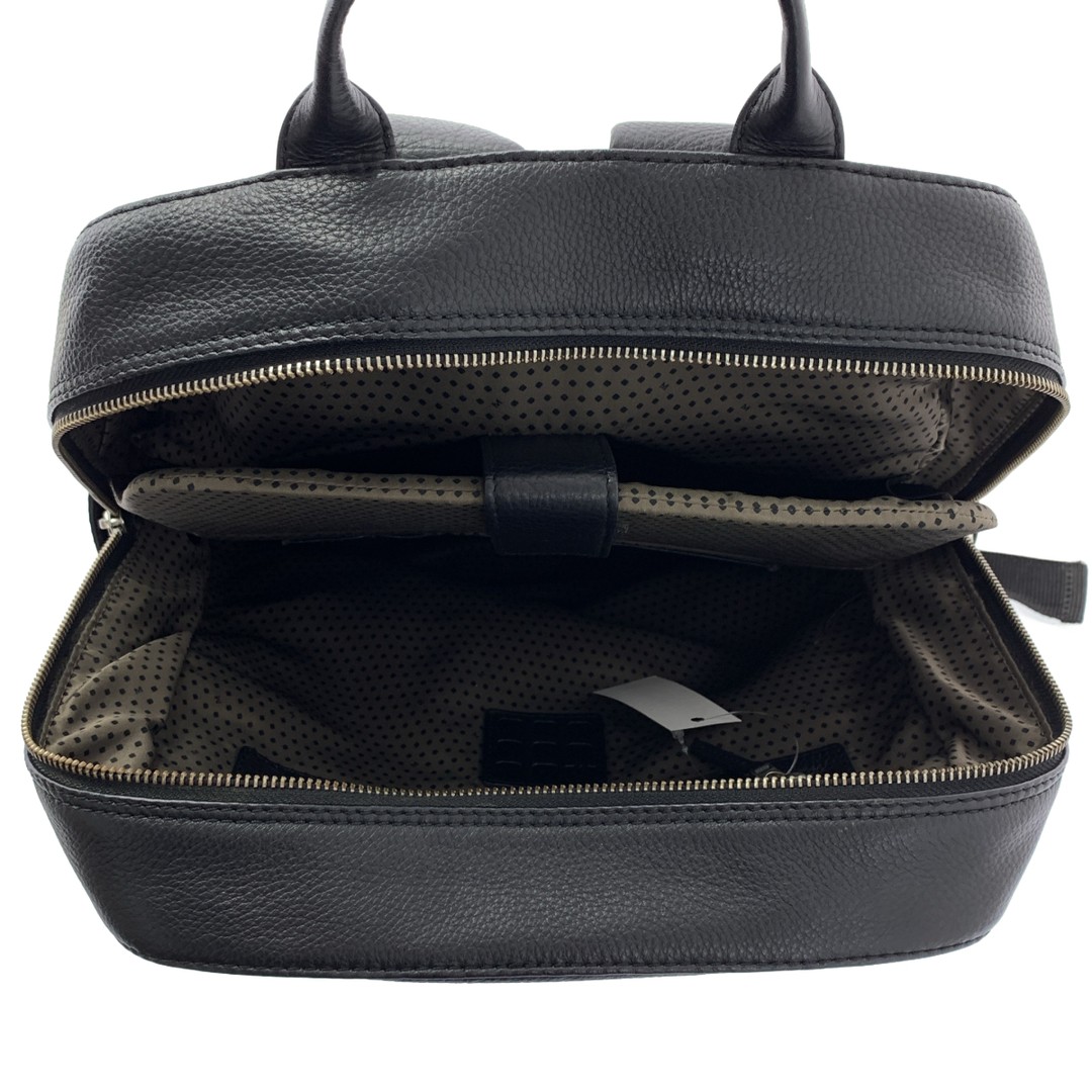 MOLESKINE MOLESKIN | Leather Square Backpack Black Men’s Used KLDR-0