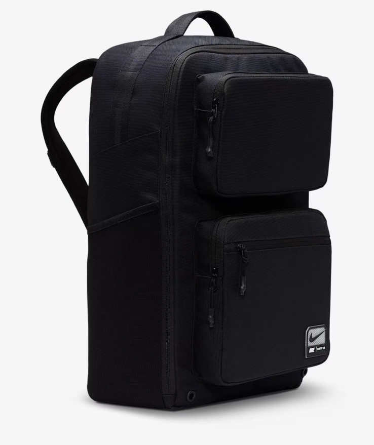 Nike Utility Speed Backpack Gym Bag Travel Black Hiking Camping FN4106-010 27L