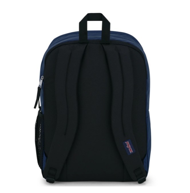 JanSport Big Student Backpack 15” Laptop Sleeve, Haul Handle Navy Brand New