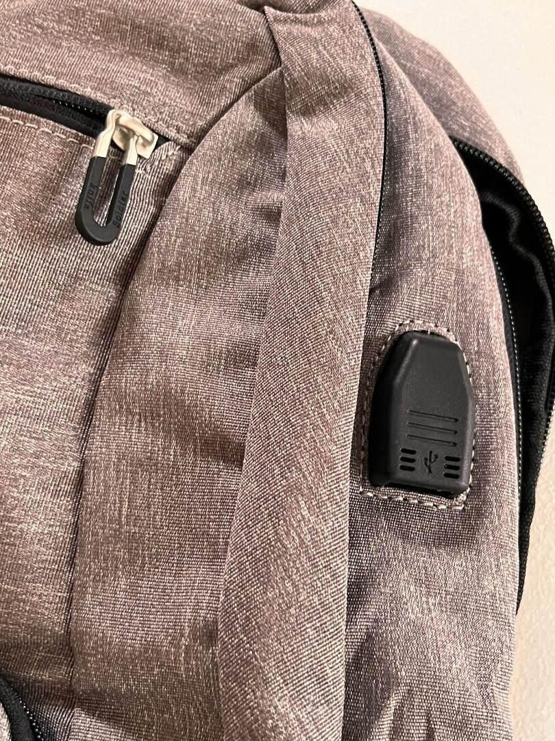 NWT SOLDIER KNIFE CANVAS COMPUTER BAG GRAY BACKBACK NEW