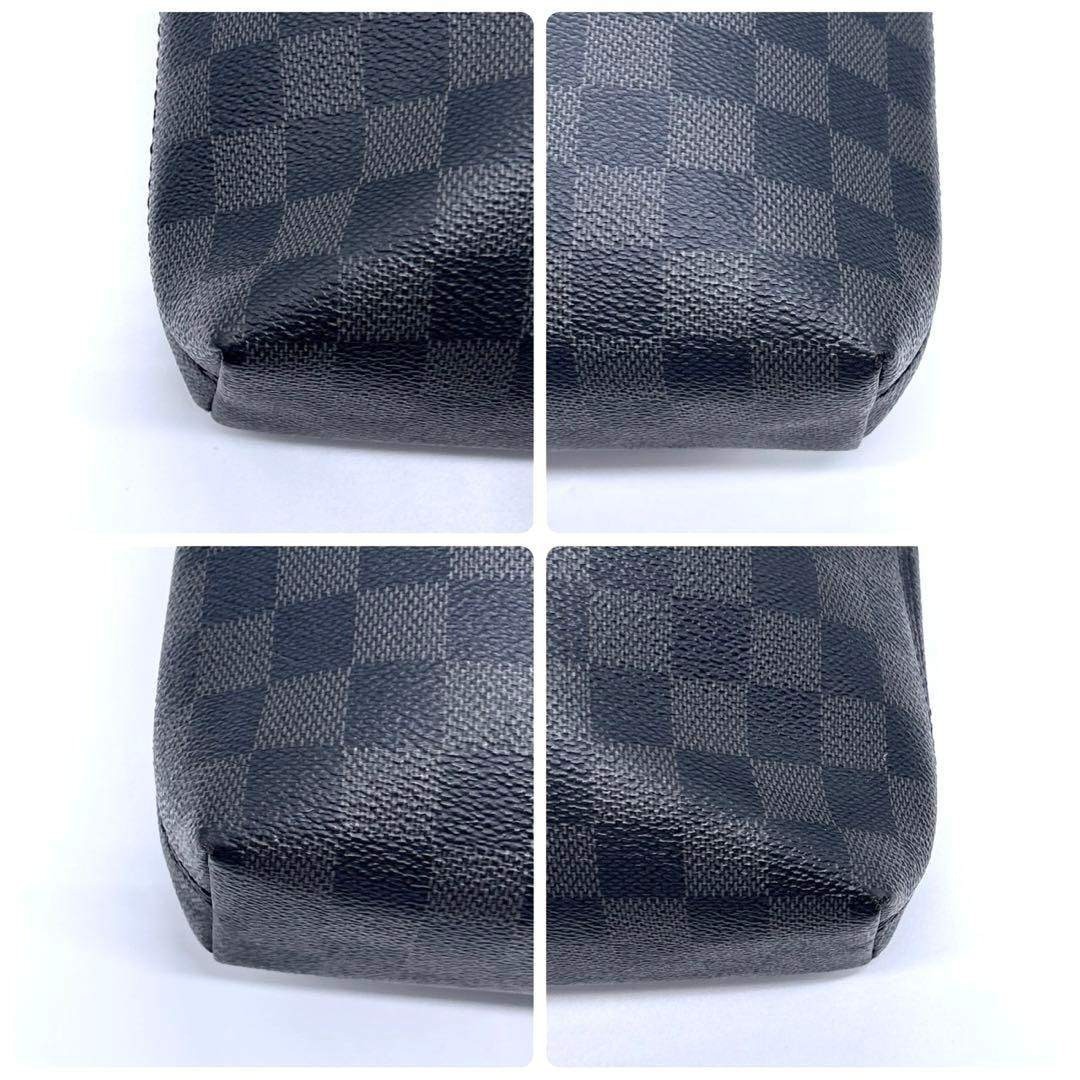 Louis Vuitton Damier Graphite Mick PM Shoulder Bag Handbag Designer 34x23x6cm