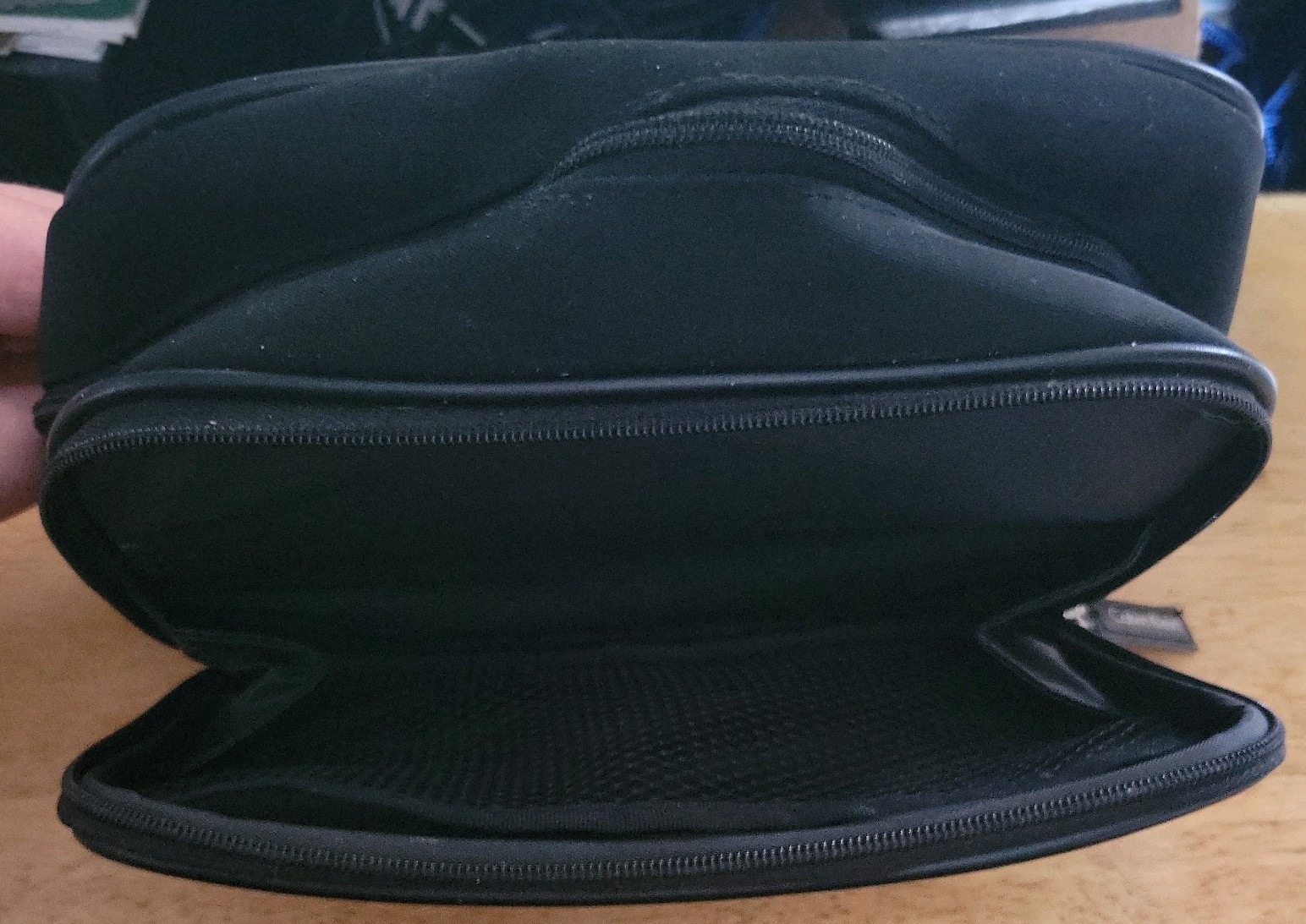Calvin Klein ETERNITY Nylon DOPP KIT Toiletry Travel Multi-Zip Pouch/Bag CLEAN