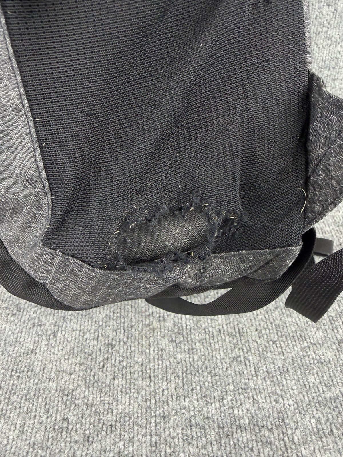The North Face Borealis Backpack Gray Purple Womens School Laptop Bag Preowned
