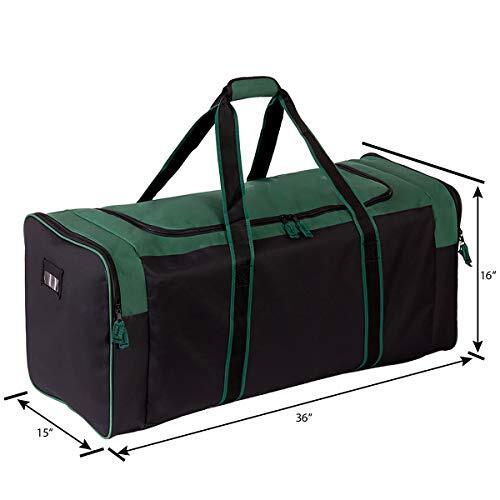 Heavy Hockey Bag | Duty Multi Pocket Travel Duffel Bag | Large Sports Gym Equ…