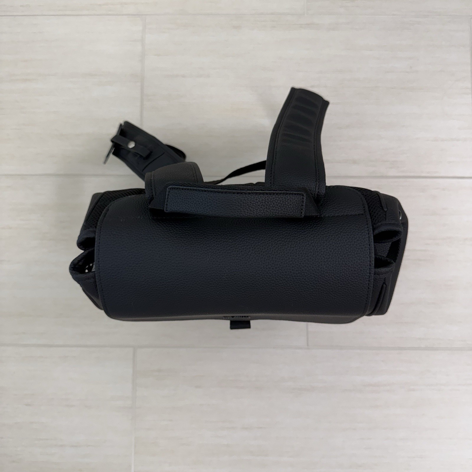 Rimowa Black Leather Backpack Travel Bag Unisex