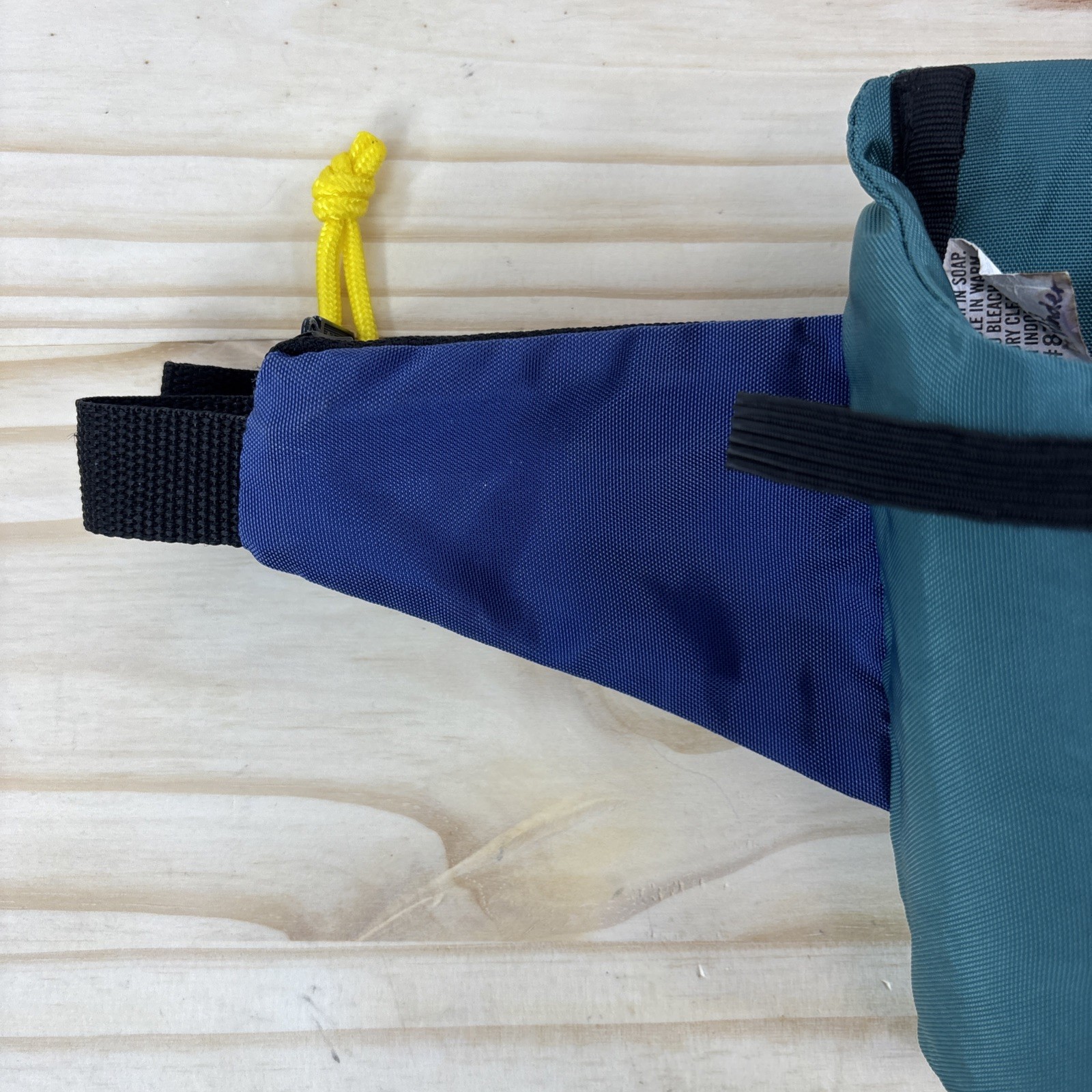 Vtg Coleman Nylon Fanny Pack Single Water Bottle Holder Adjustable Pockets Retro