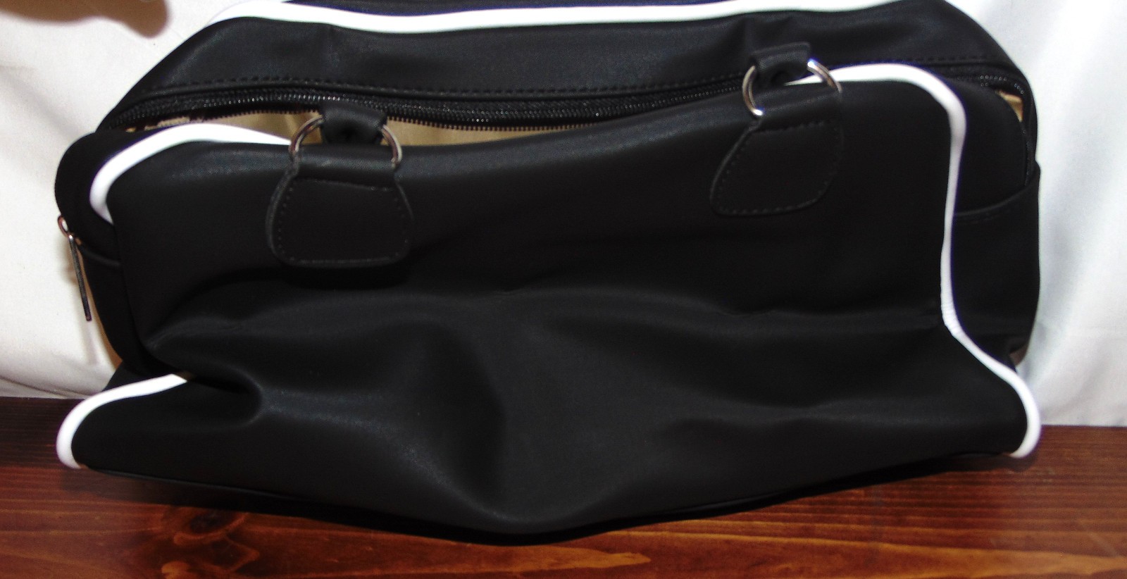 PUMA Retro Look Formstrip Logo Black White Gym Sport Beach Hand Grip Tote Bag
