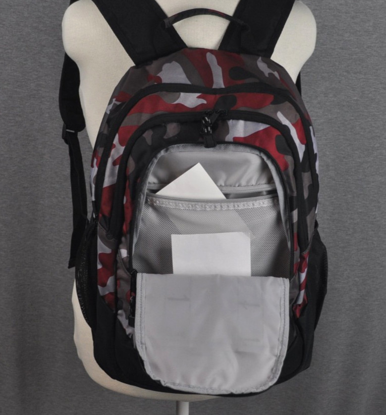 Eastsport Backpack Red Brown Black Camo