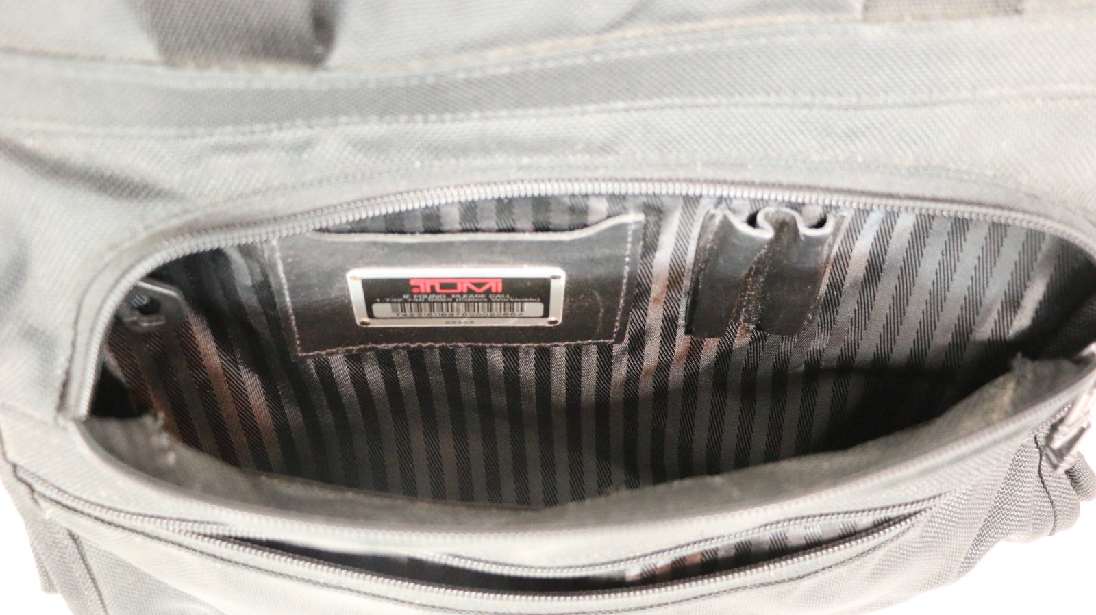 TUMI 223D3 Black Ballistic Bag Duffle Weekender Carry On Travel Made in USA
