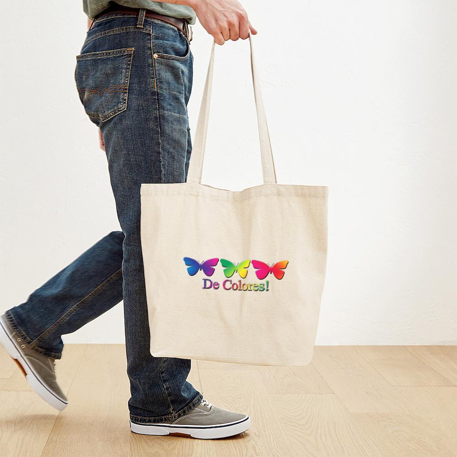 CafePress Butterfly Decolores Tote Bag (168259860)
