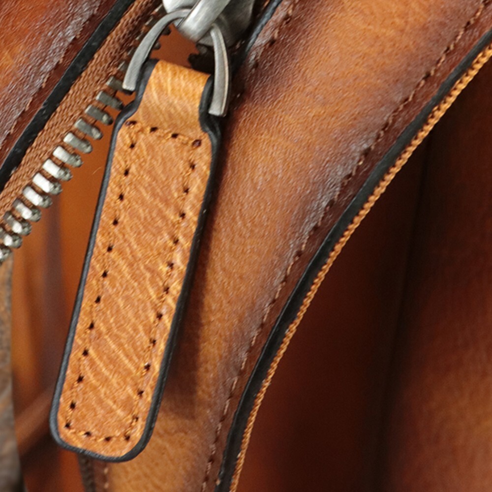Genuine Leather Large Sling Bag for Men Women Crossbody Bag Sling Backpack Purse