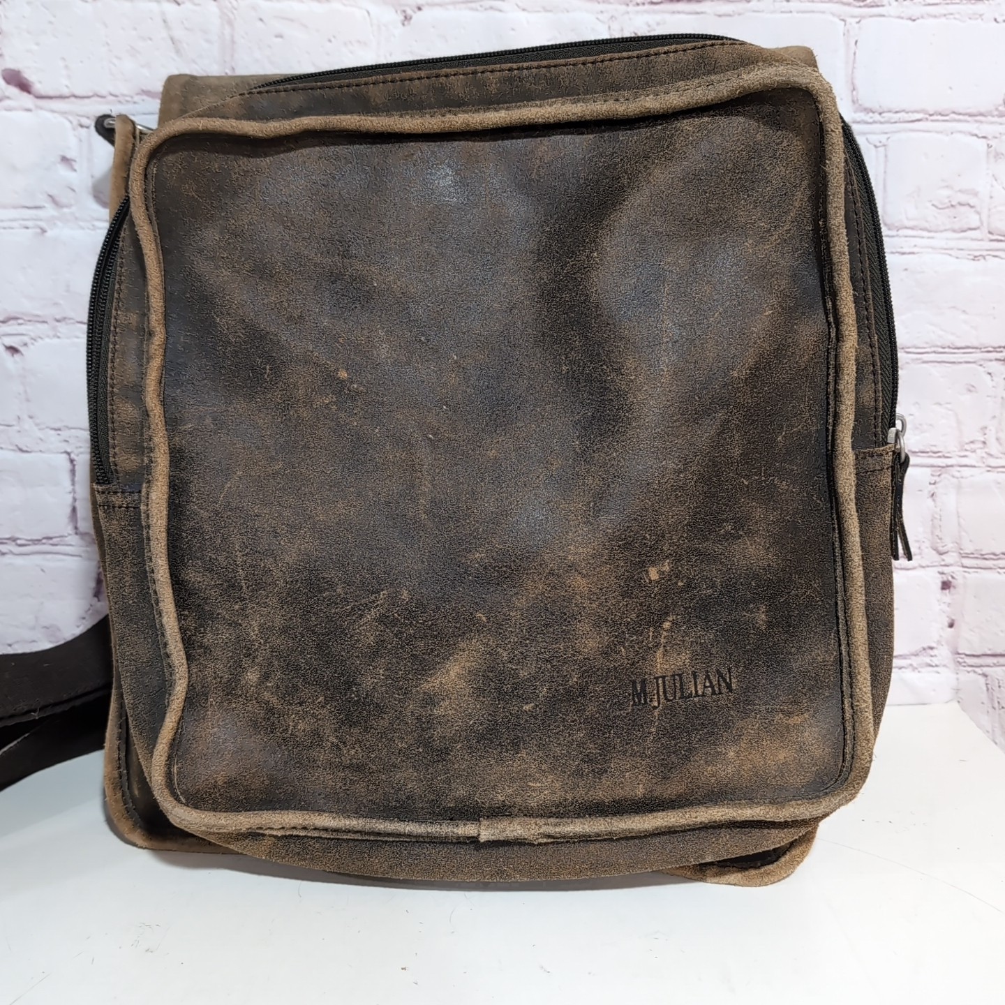 Wilson’s M.Julian Distressed Suede Leather 3 Way Convertible Crossbody Sling
