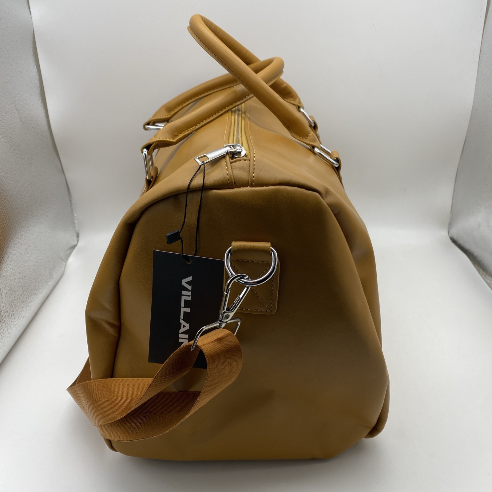 Villain Unisex Adult Vegan Leather 22L Golf Duffel Bag NC3 Brown One Size