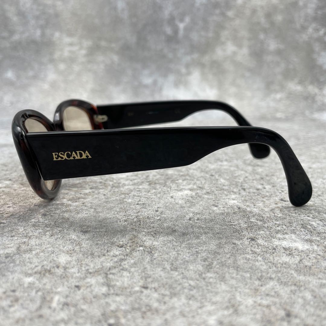 ESCADA Black Oval Sunglasses – Used, Minor Signs of Wear