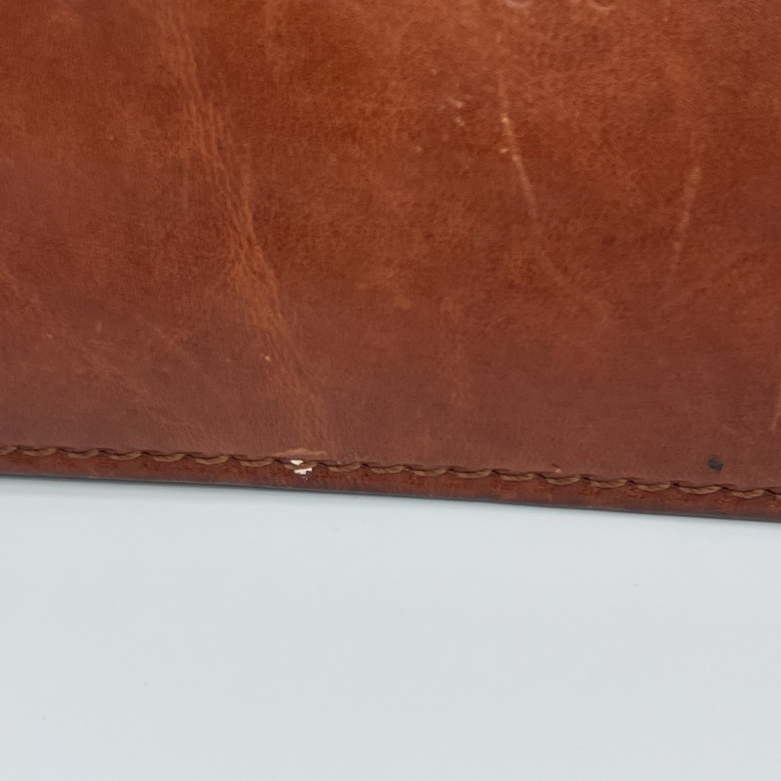 Vintage T Anthony Soft Flap Briefcase Italy Brown Leather Handle Pockets