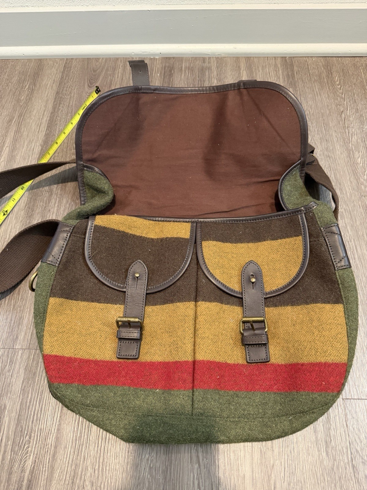 BARBOUR WOOL TARRAS BAG – Multicolor Rare Color-way – EXCELLENT