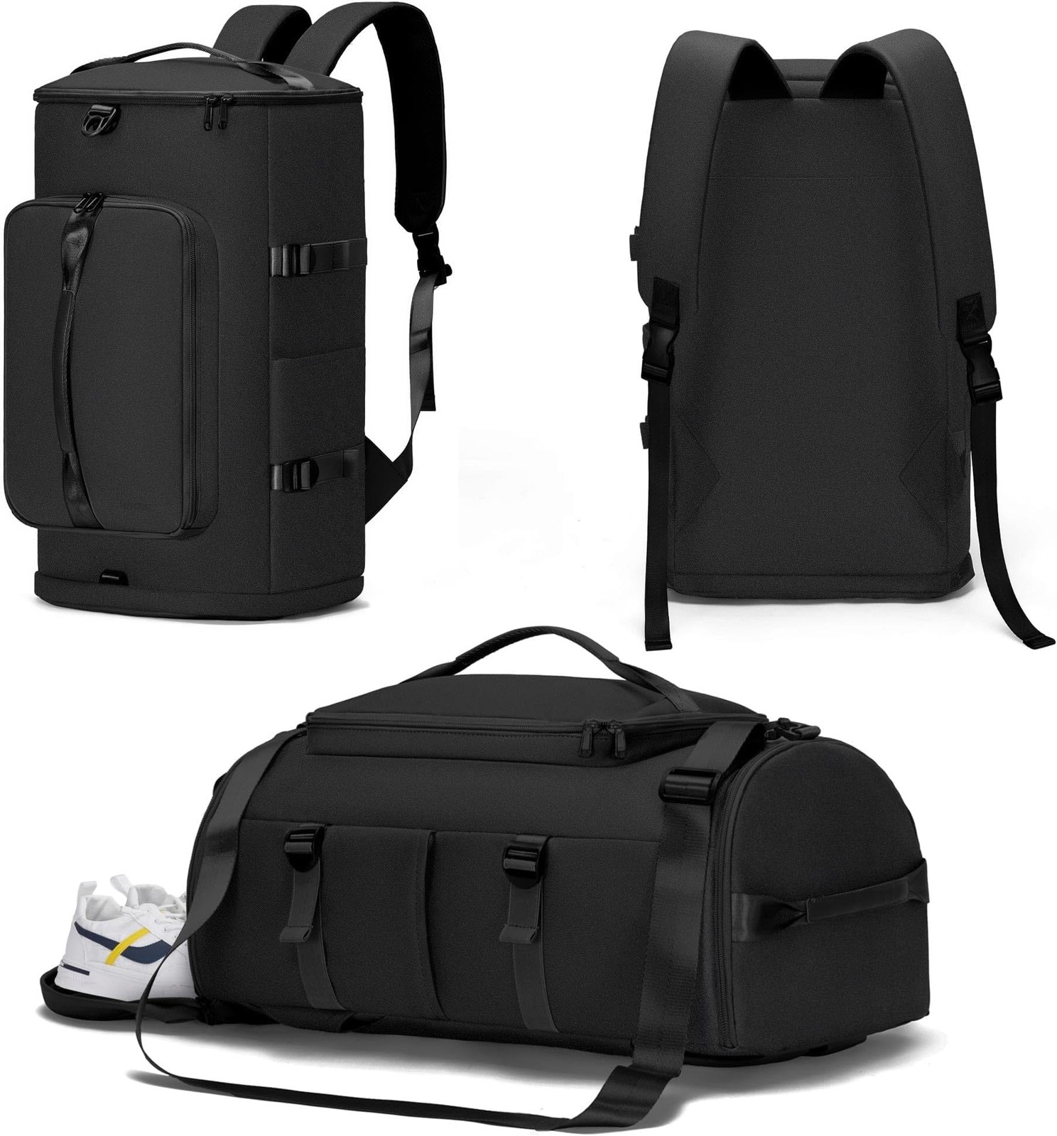 MIYCOO Gym Bag with Shoes Compartment, Duffle Bag, Backpack with Wet Pocket |…