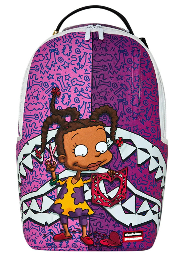 Sprayground Susie PAPER HEARTS Backpack🔥NWT Purple Bookbag Kids School Bag