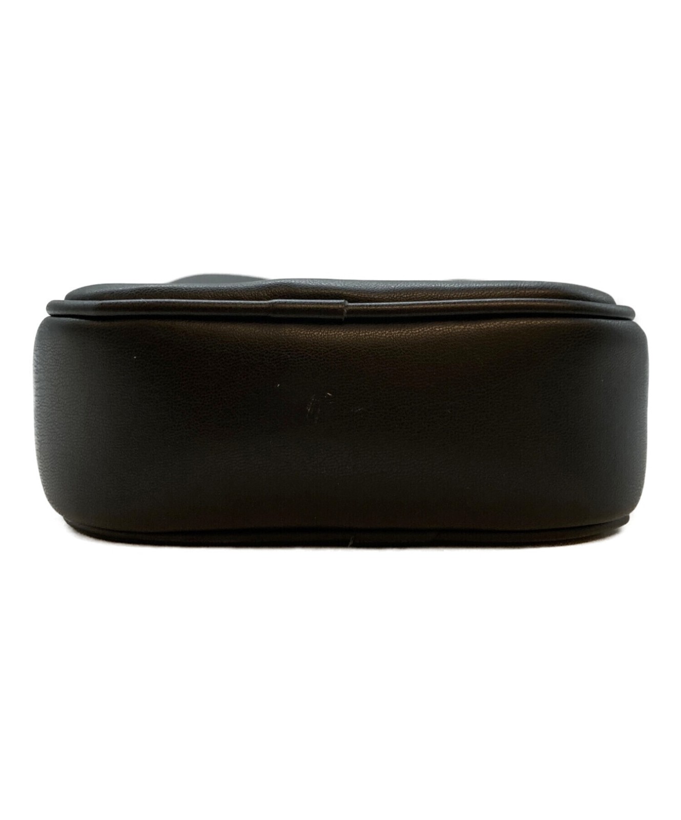 Diesel DSL Oval Crossbody Leather Black Men’s Shoulder Bag Auth