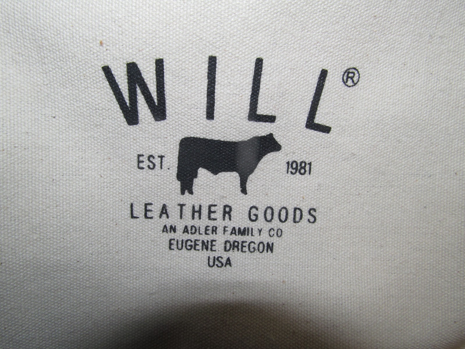 WILL Leather Goods, Eugene, Or. Brown Canvas & Leather Carry On Duffle Bag, NWT