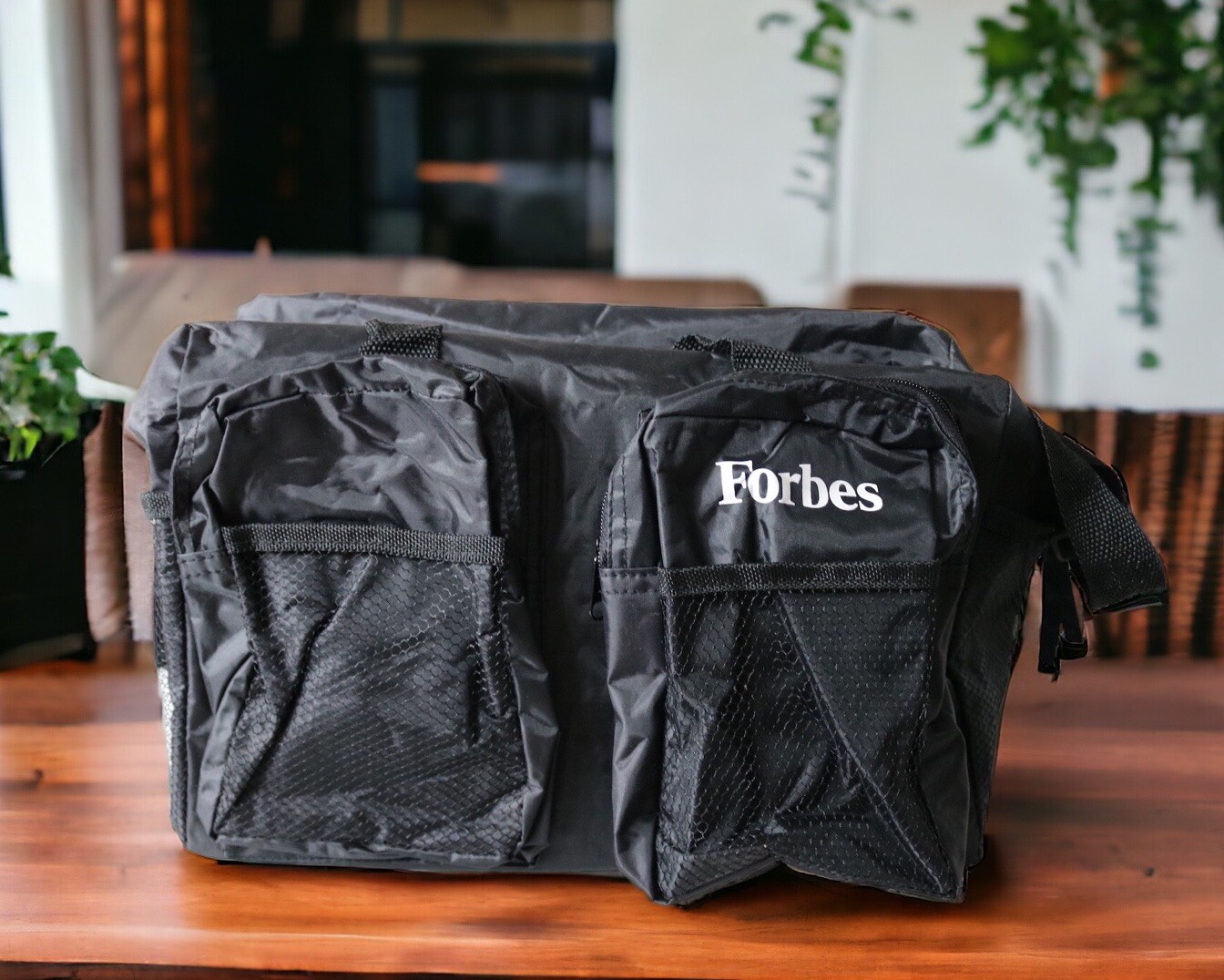 FORBES CAPITALIST TOOL Wall Street Finance Banker Black 14″ Small Duffle Gym Bag
