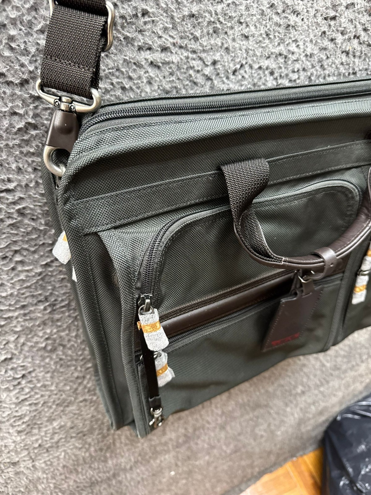NWD Tumi Compact Large Screen Laptop Brief Bag Black 13.5″ x 17.5″ x 3.5″ $350