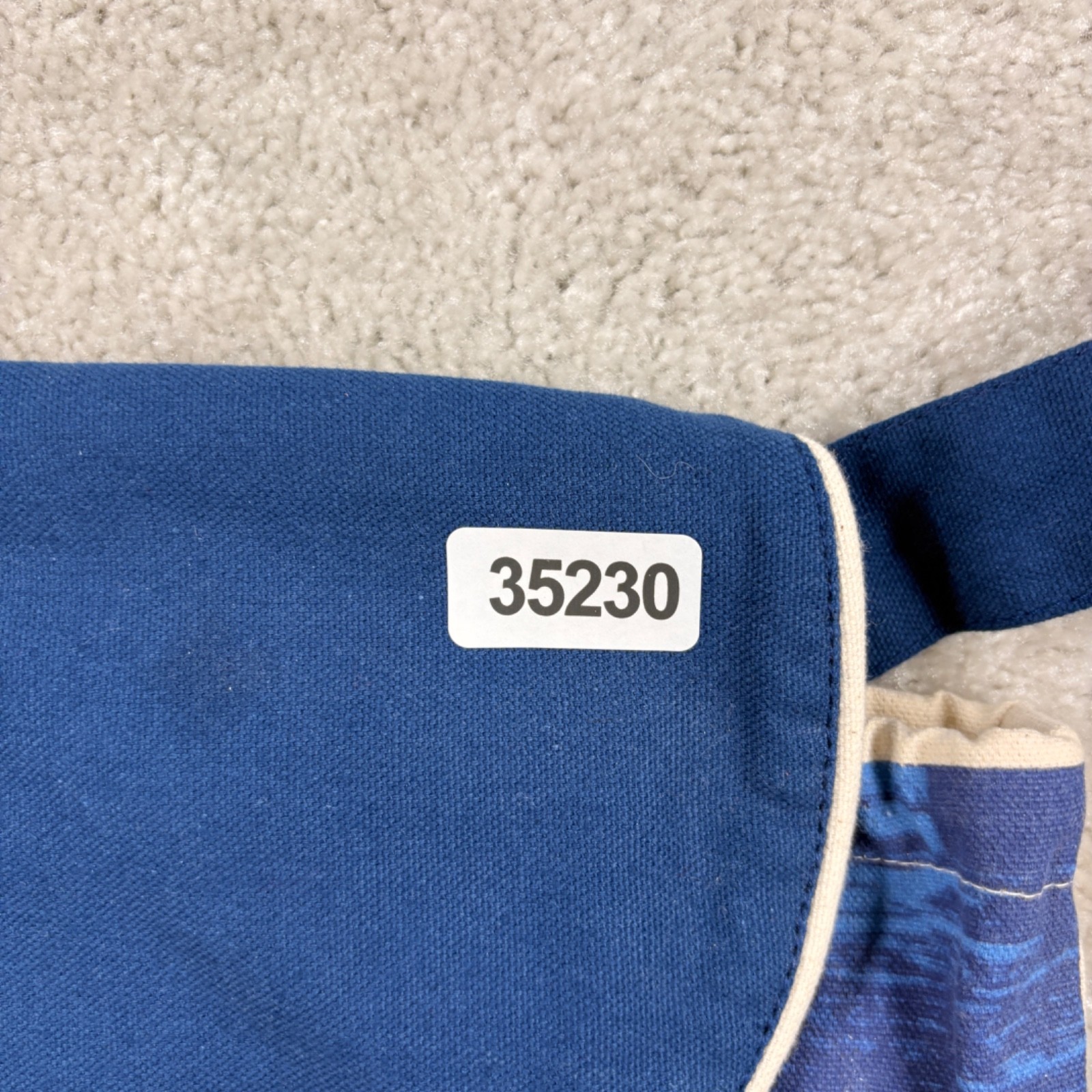 Colorado Flag Canvas Backpack Bag Tote Flap Drawstring Closure Festival