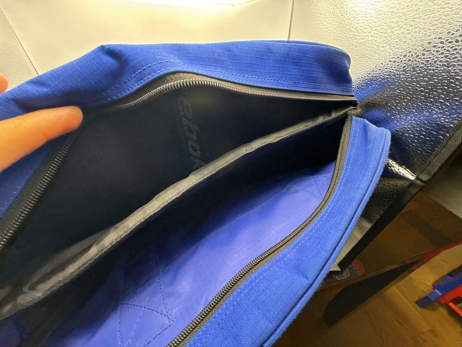 Reebok Royal Blue and Black Laptop Messenger Bag with Carry Handles