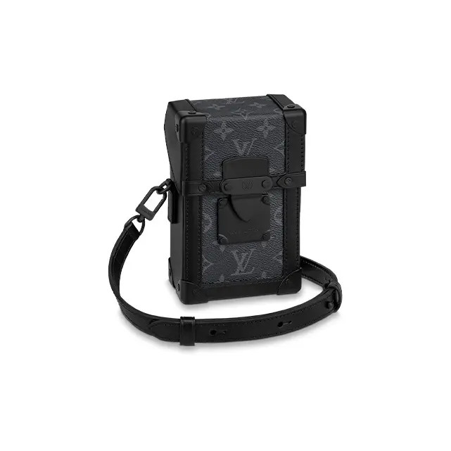 LOUIS VUITTON Trunk Vertical Shoulder Crossbody Bag Men’s 4.2×2.6×6.8 in