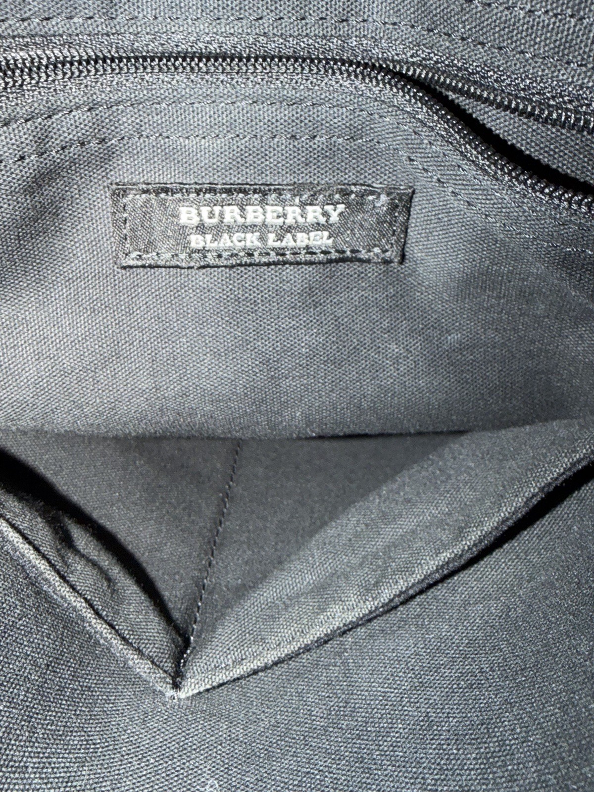 Burberry Black Label Men’s Check Shoulder Bag Crossbody Black