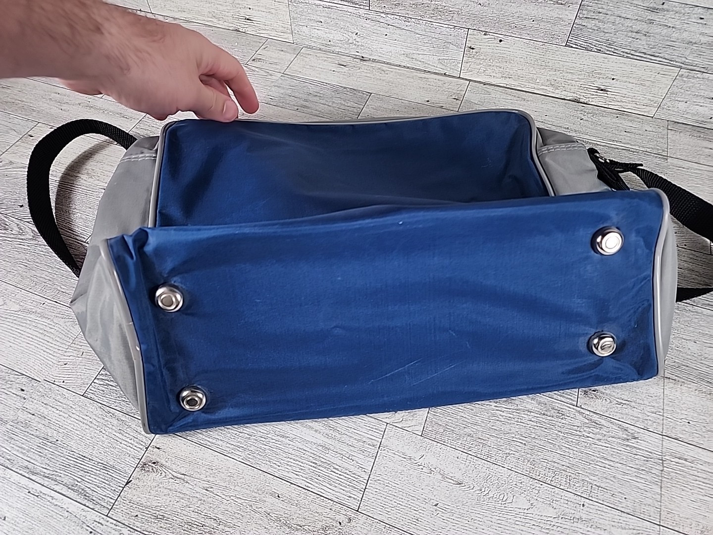 Vintage BMW Motorcycles Duffle Tote Bag Laptop Shoulder Strap 12x10x5″