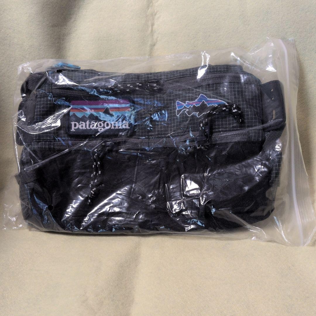 Patagonia Sling Bag New ripstop nylon Gray/Black 23cm x 16cm x 5cm