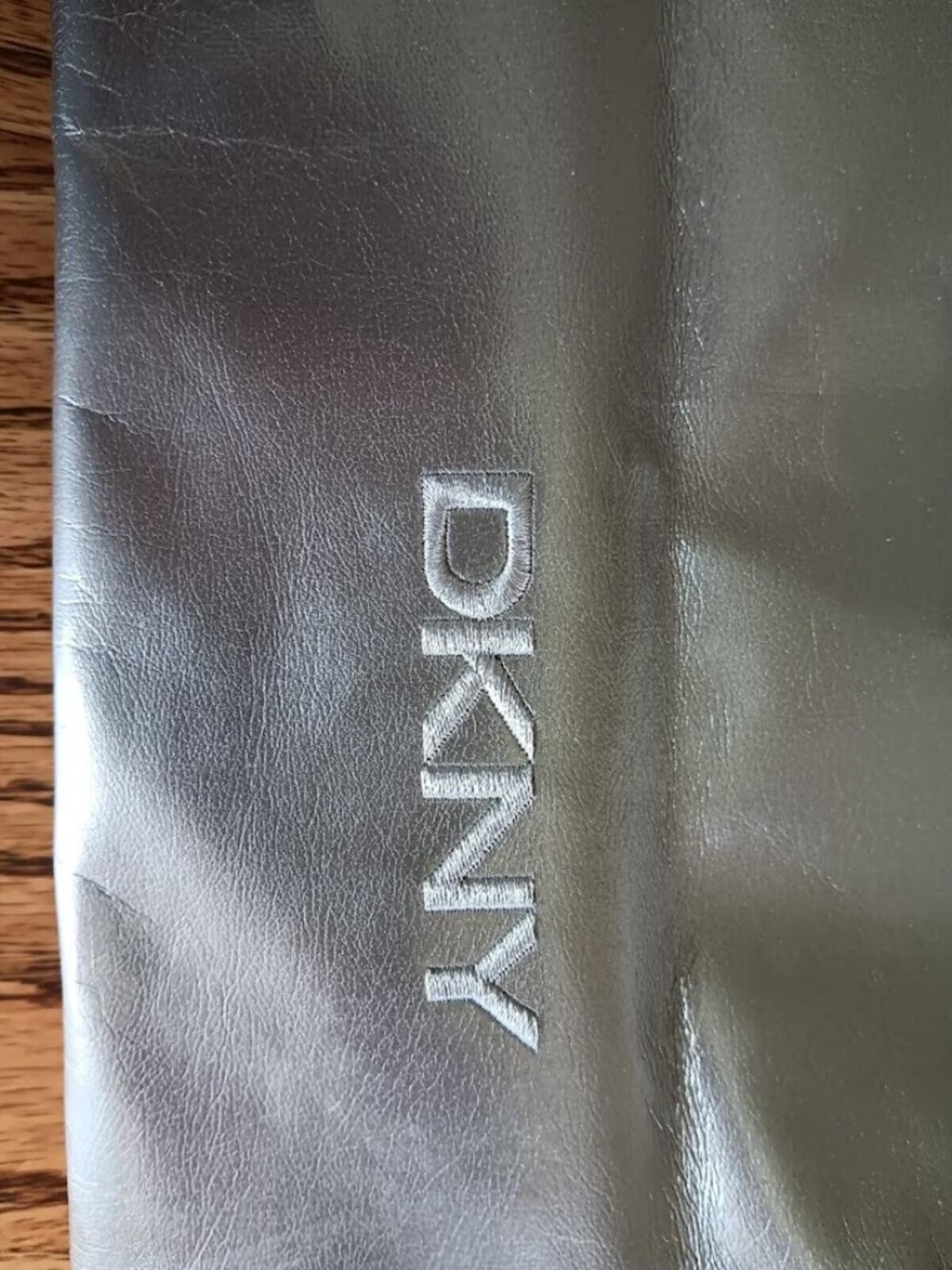 DKNY Silver Tote Bag