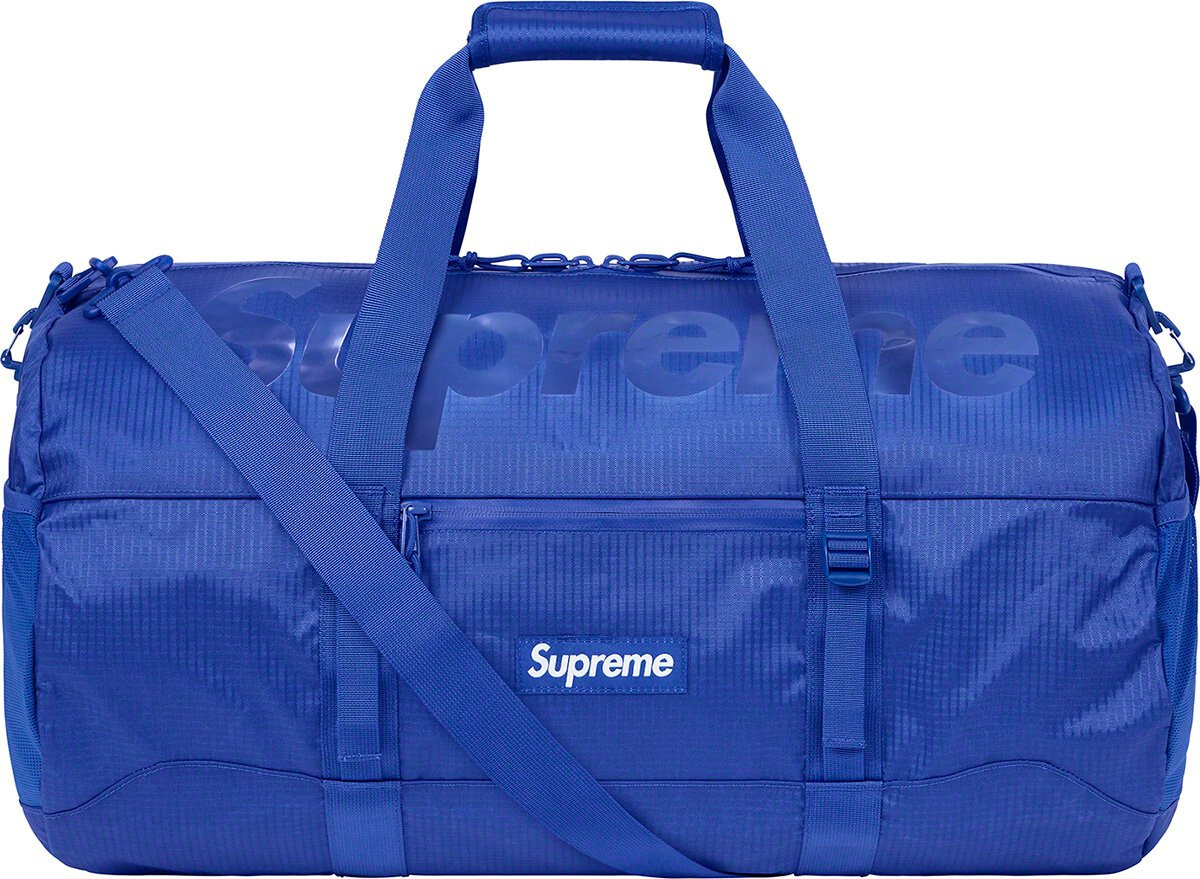 Supreme Cordura SS21 Ripstop Nylon Duffle Bag Royal Blue – 100% Authentic – New