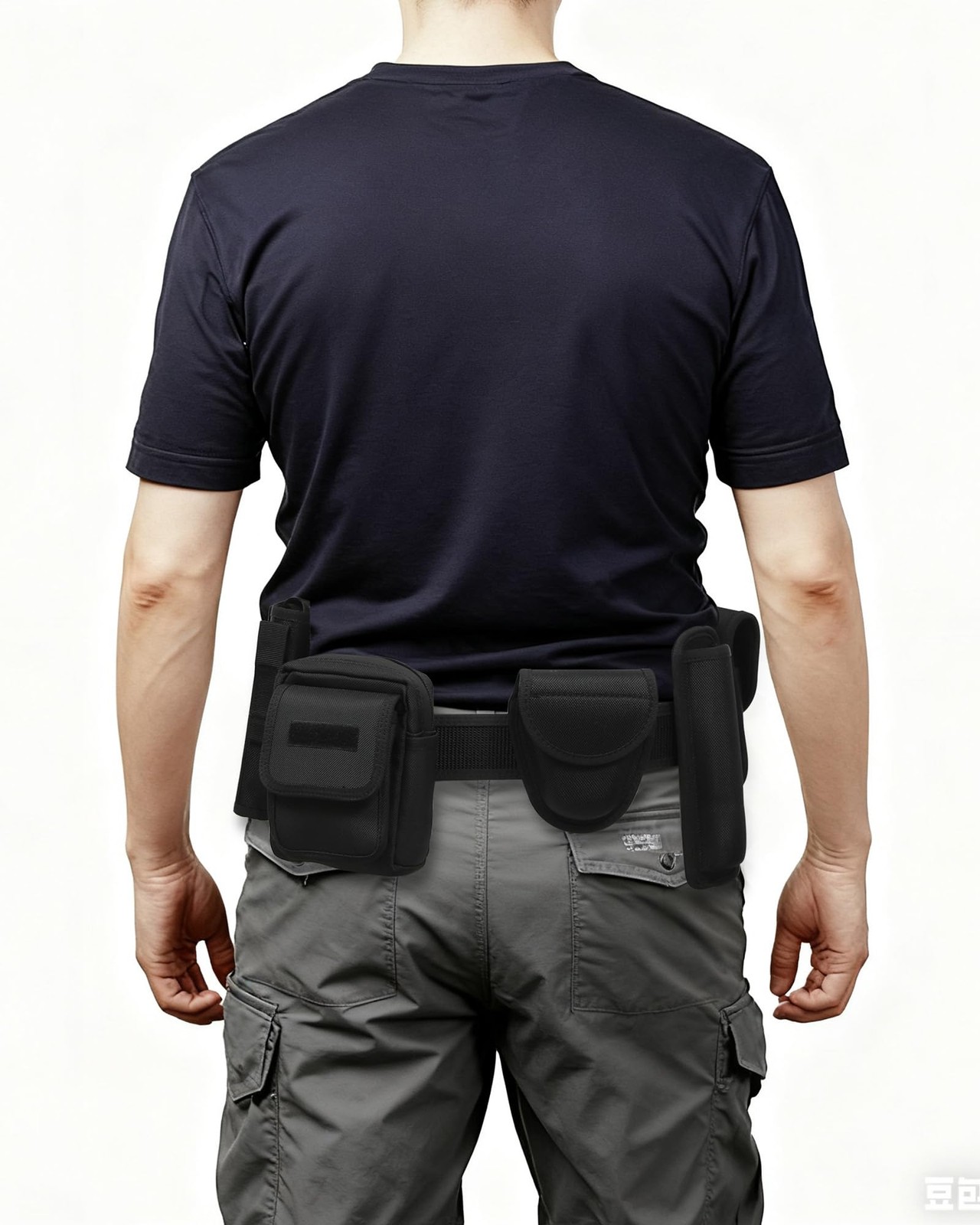 BittPicc 8 in 1 Police Tactical Belt Security Guard 35-45 Inches, Black