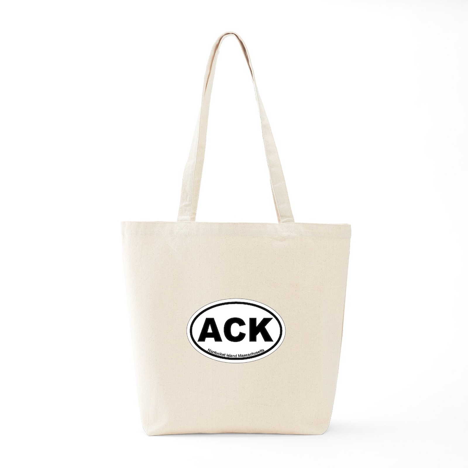 CafePress Nantucket MA Oval Design Tote Bag (594999190)
