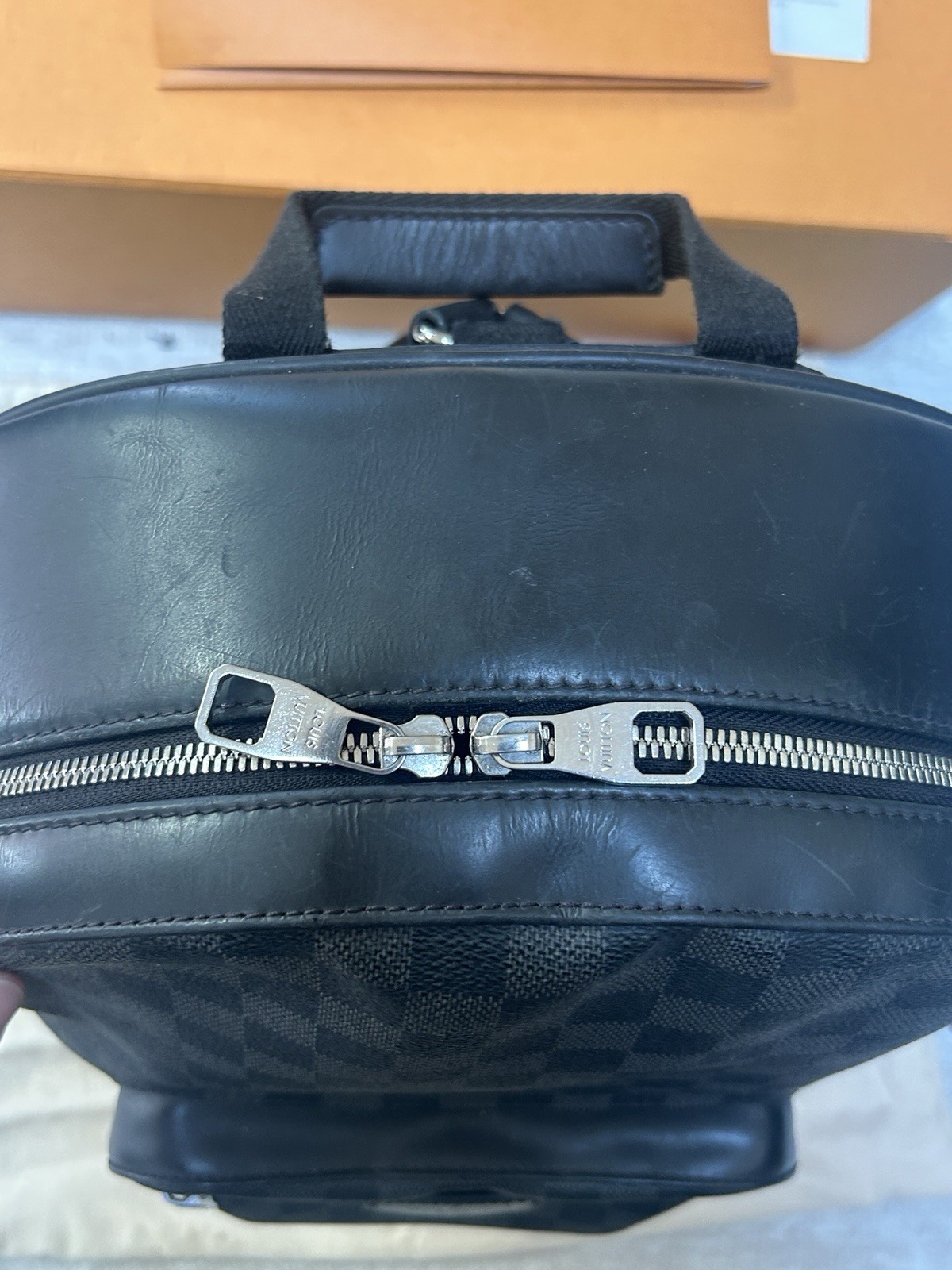 Louis Vuitton Men’s Backpack Graphite Josh w Box & Receipt