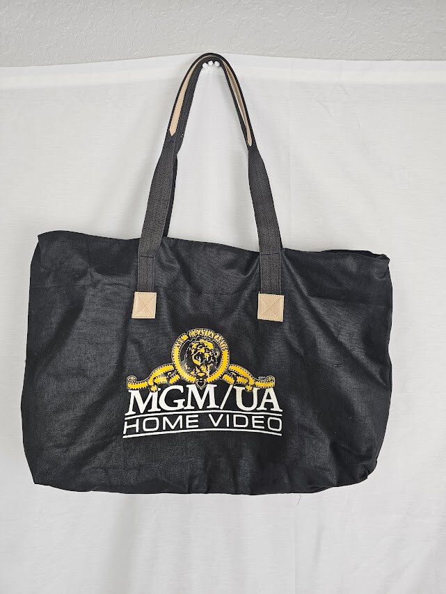 MGM / UA Home Video Tote Bag Black Lion Logo Blockbuster