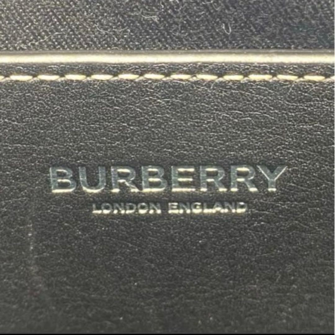 Authentic Burberry Shoulder Bag Leather Brown 22cm W, Some Surface Scratches, Us