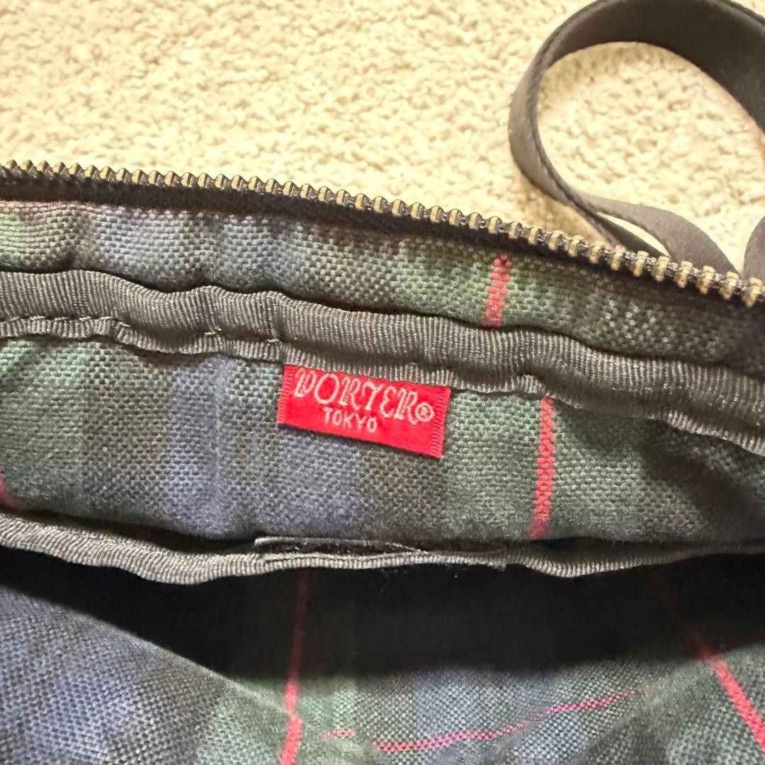 Authentic LEVI’s x PORTER Black Denim Mini Shoulder Bag, 14x23x4cm, Slight Wear