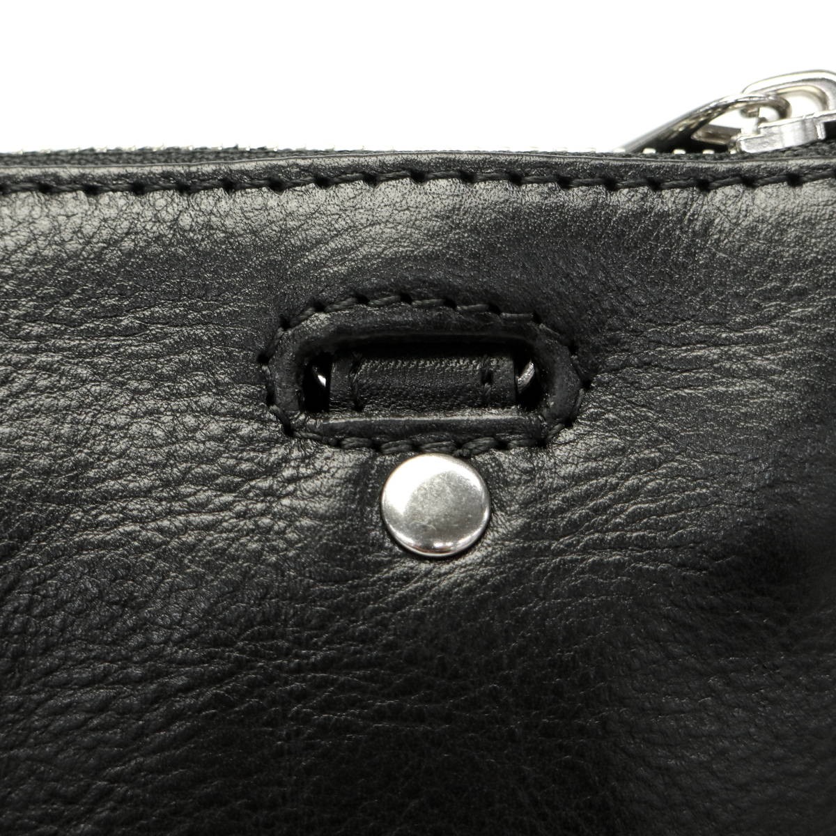 Ultima Tokyo Shoulder Bag Second Bag 2-Way Genuine Leather, Men’s Black or Navy