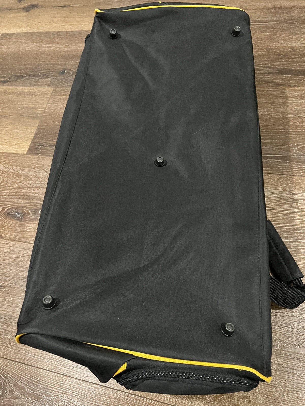 HUMMER travel / duffle large bag black and yellow