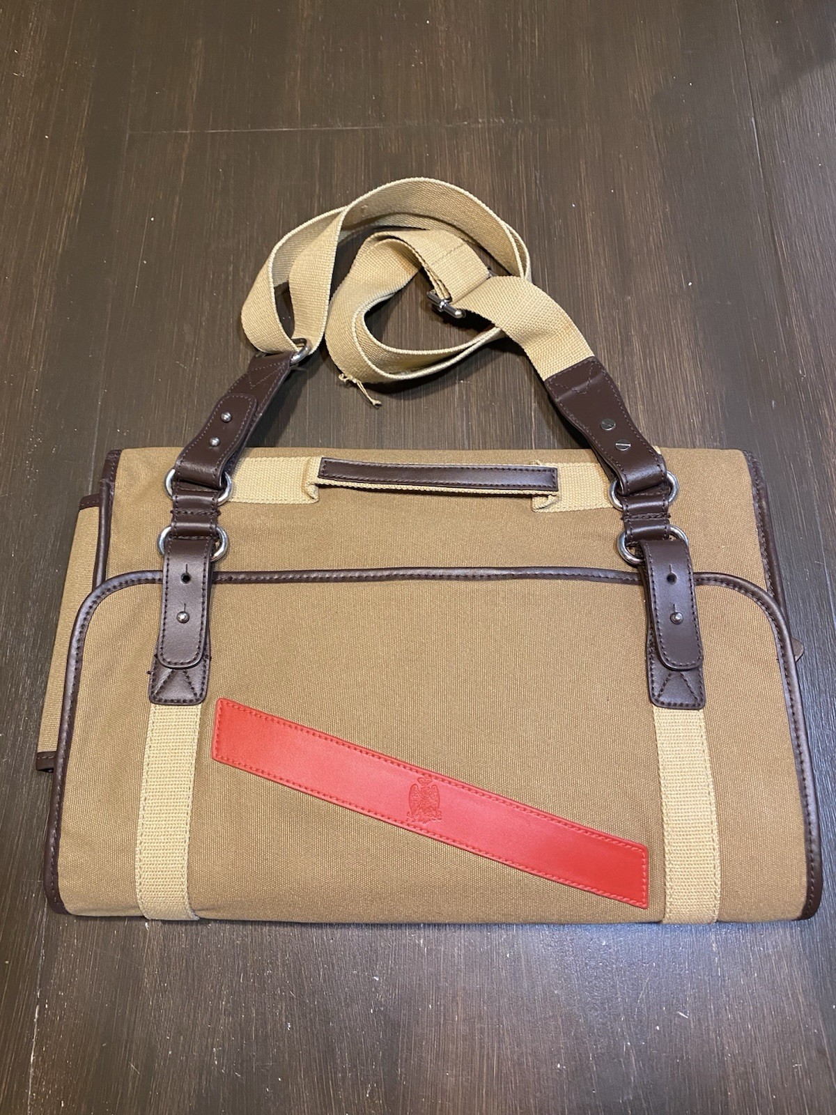 G.H. Mumm Champagne Canvas and Leather Expedition Kit By Bill Amberg