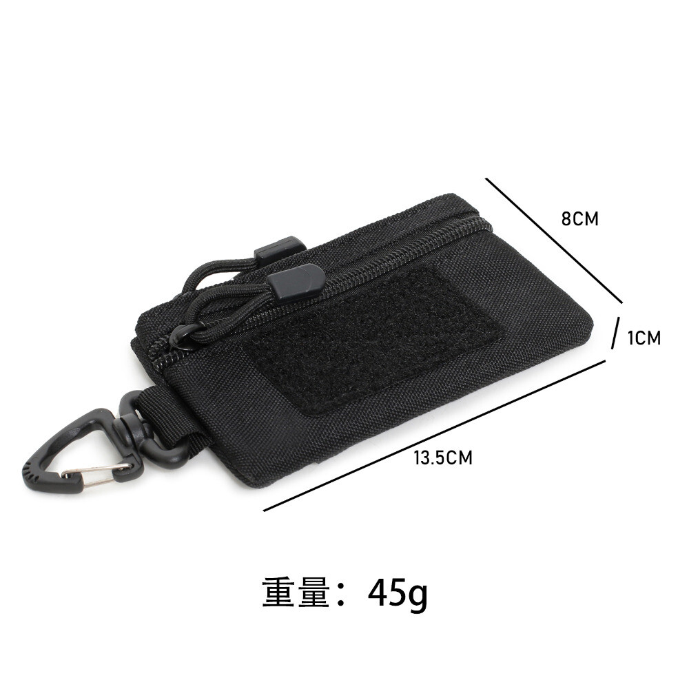Tactical Small EDC Key Case Wallet Waist Bag Belt Pouch Holder Purse Coin Pocket