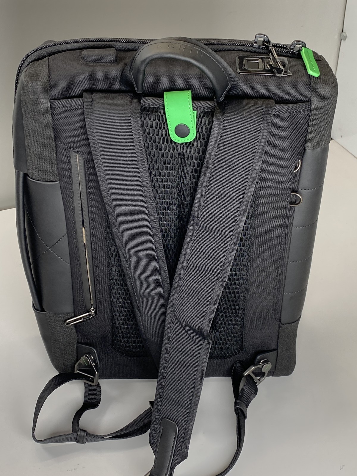 Korin Compack Biometric 6-in-1 Anti-theft Backpack-Black
