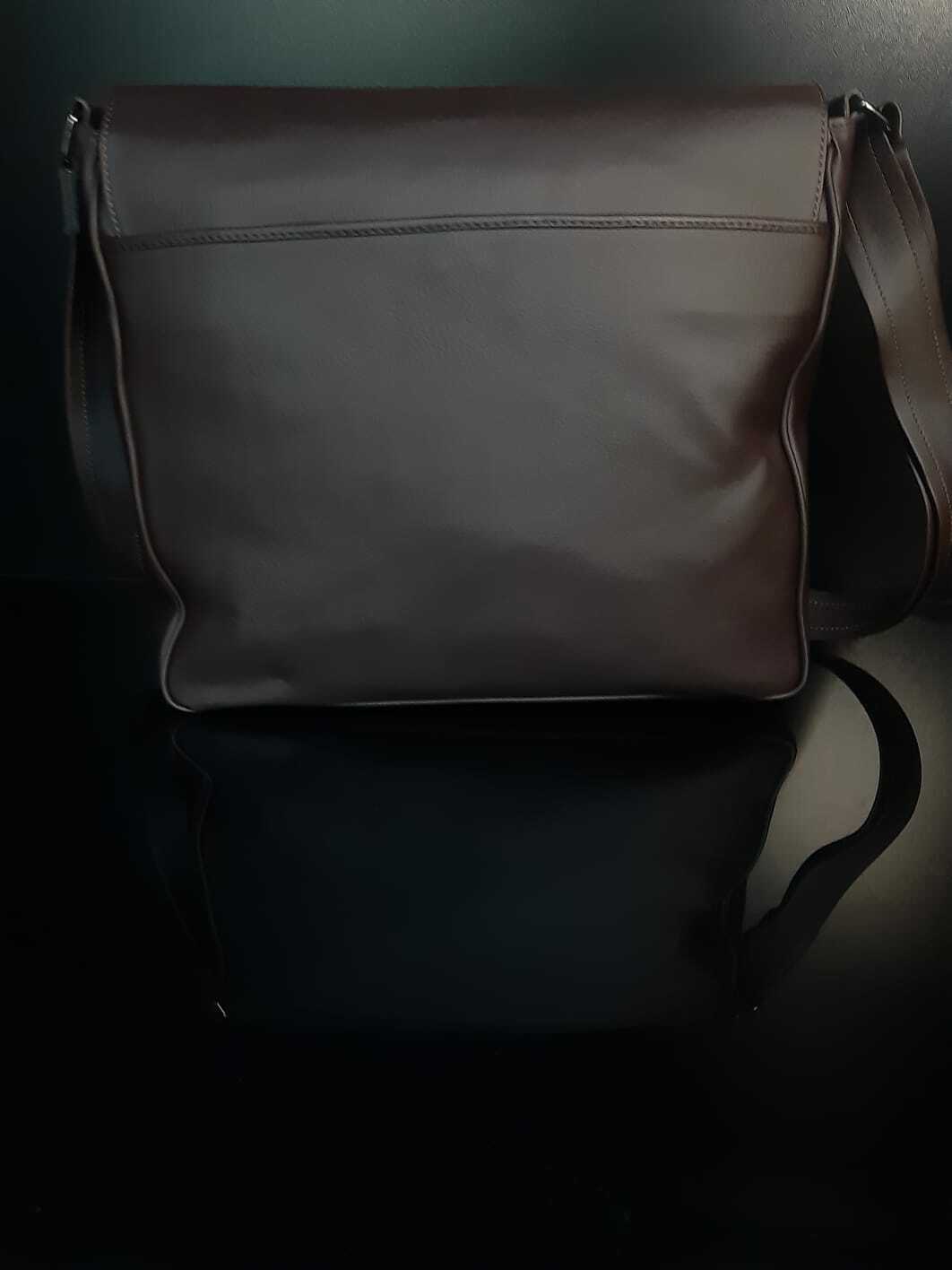 ROBERTO CAVALLI MEN’S ECO LEATHER BORSA BAG. FSBO79