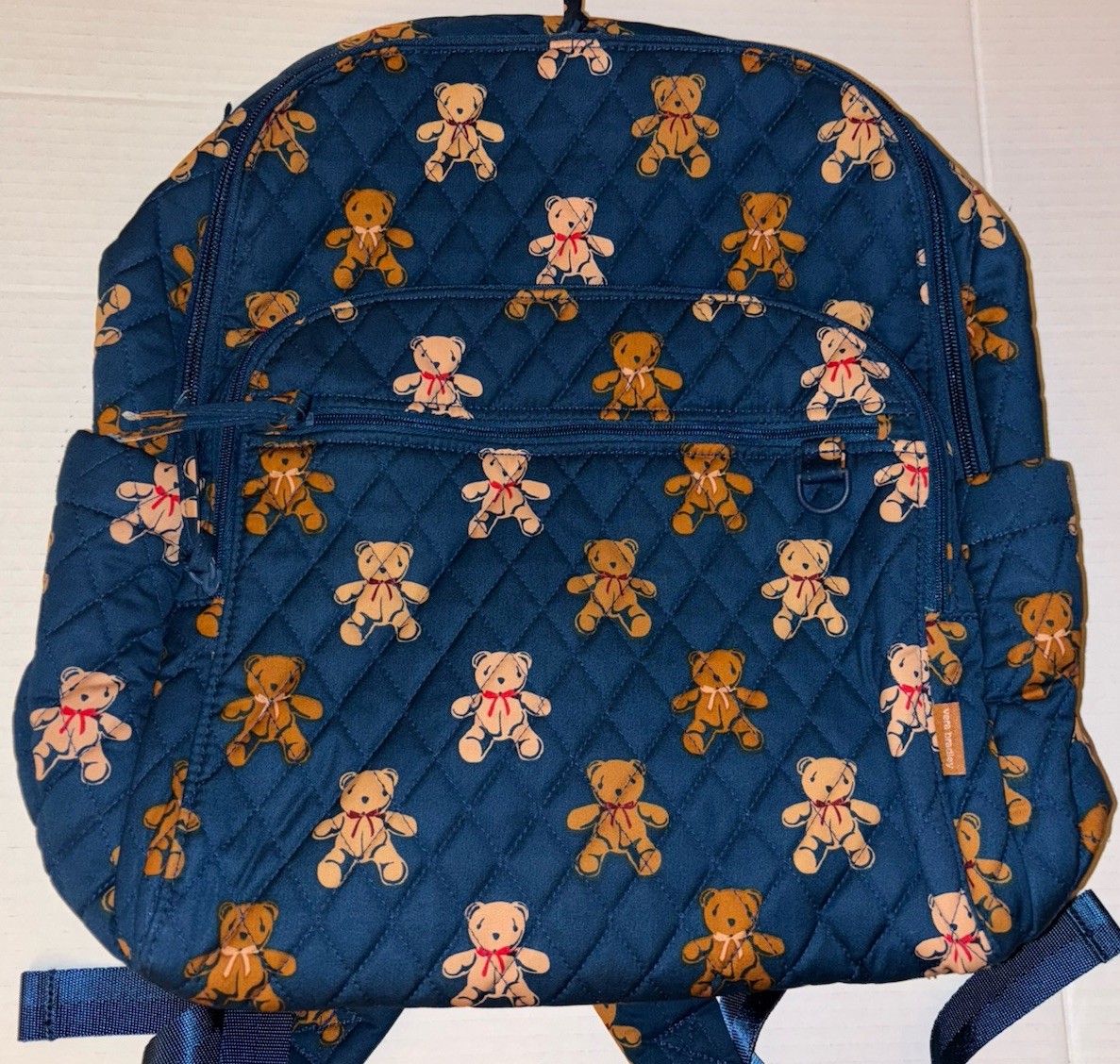 Vera Bradley Cotton Bancroft Backpack Bunch of Bears Teddy Bears NWT