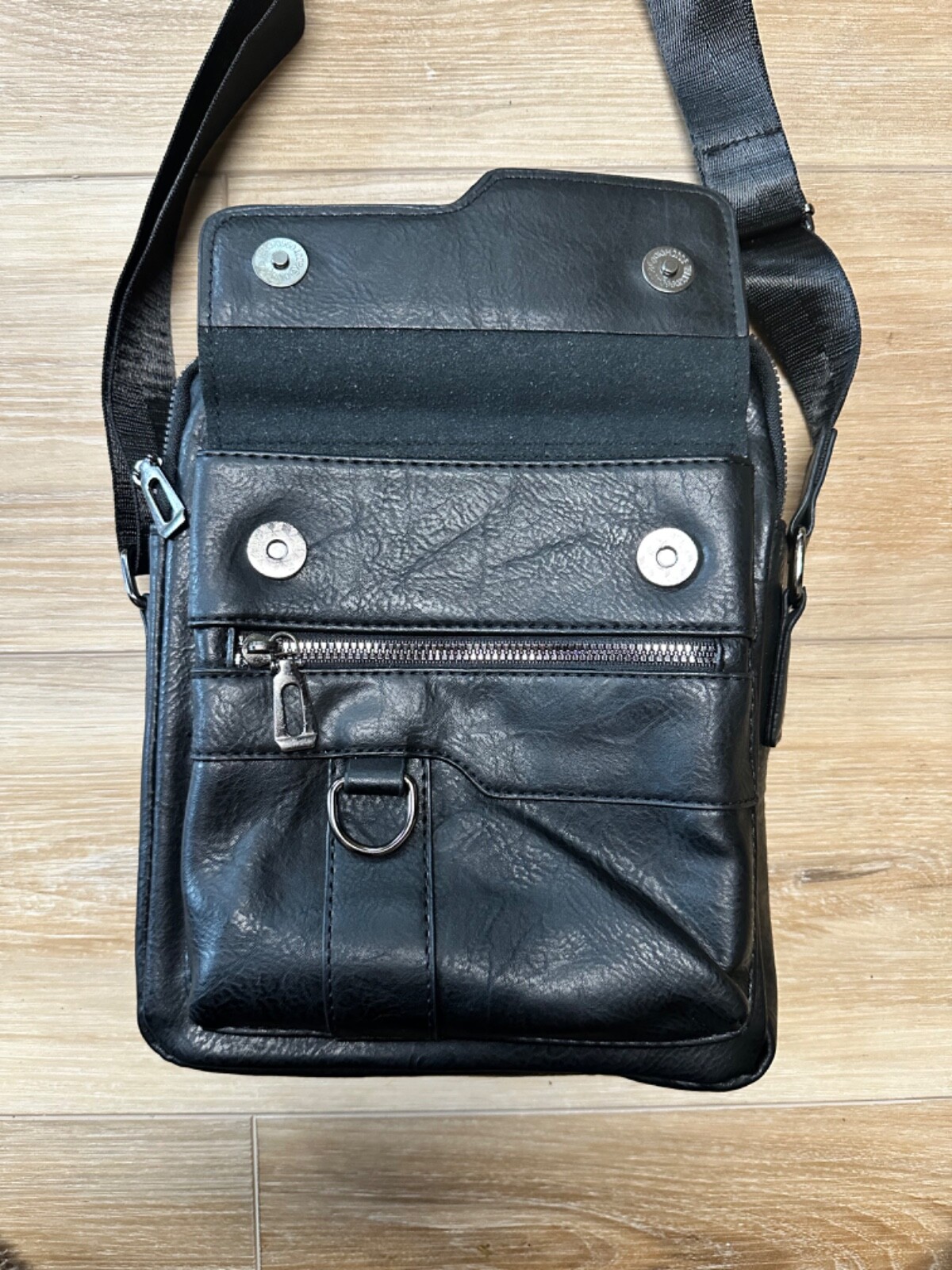 Weixier Messenger leather Business travel crossbody Shoulder bag