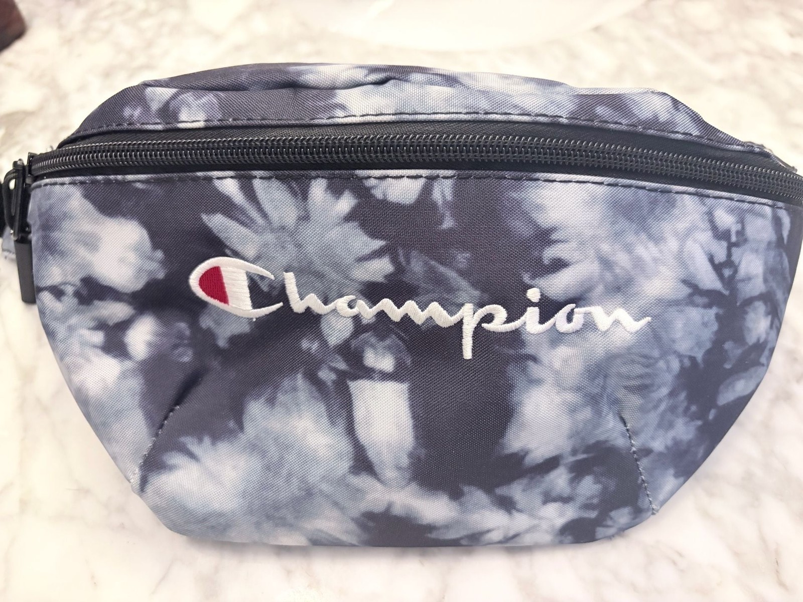Champion Prime Sling Waist Pack – Black/Grey Tie-Dye